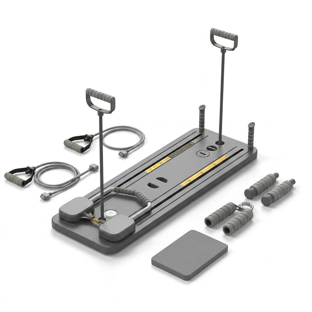 Folding abdominal fitness board white-background product photo