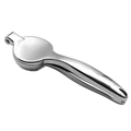 Stainless steel manual lemon squeezer - white background