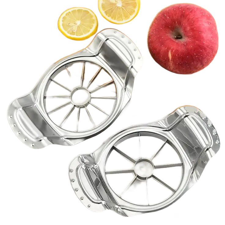 Maison's Kitchen 8-Slice Apple Corer and Splitter on pure white background, square ecommerce packshot