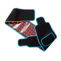 Infrared LED therapy back belt on pure white background