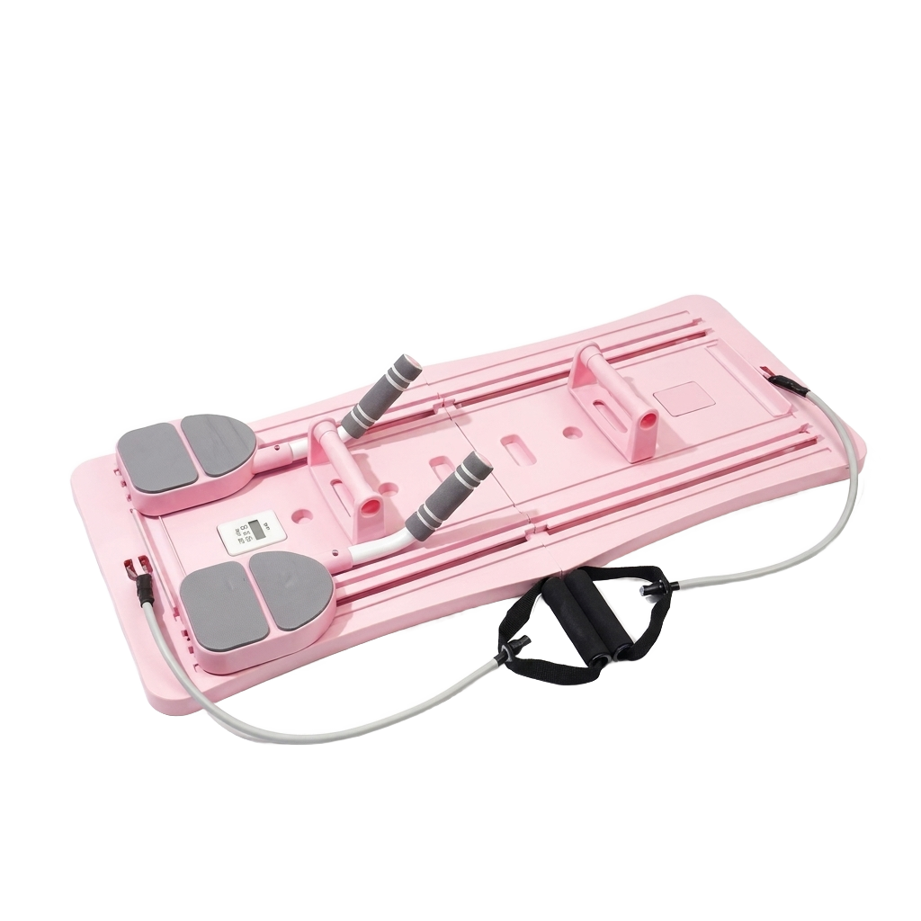 Compact Pilates sliding board on pure white background product photo