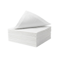 Stack of ultra absorbent disposable pet pads on pure white background product photo