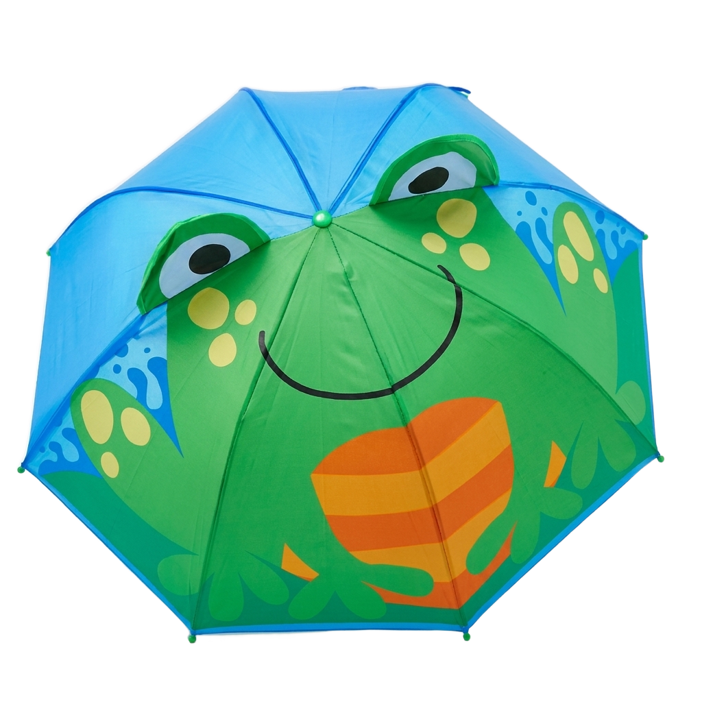 FunShade cartoon kids UV umbrella, true white background packshot