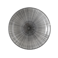 7-Inch Eastern Chic Ceramic Plate clean cutout showing striped glaze pattern