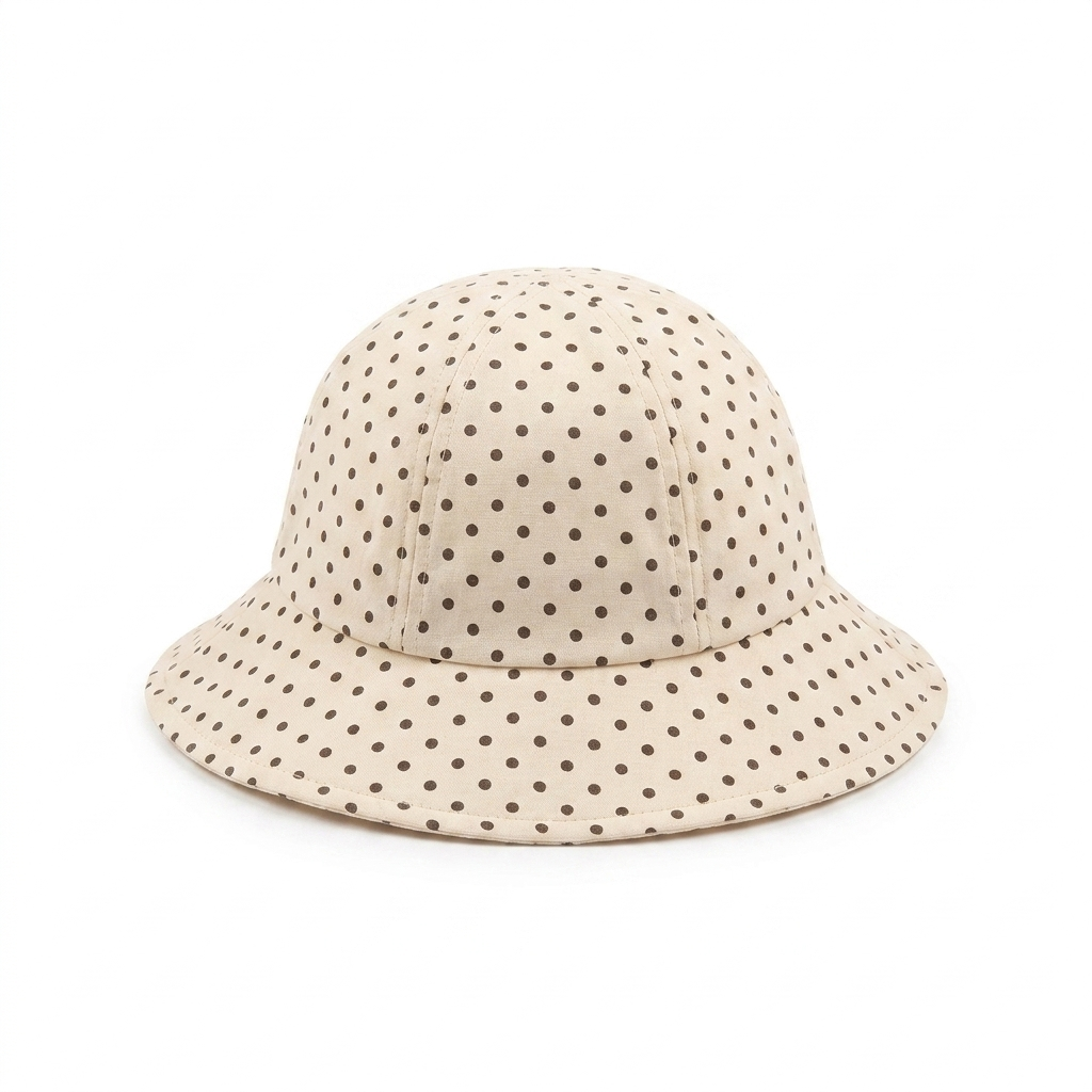Charming Dot baby sun hat clean studio packshot matching real product