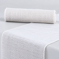 White jute burlap table runner, 12 x 108 inches