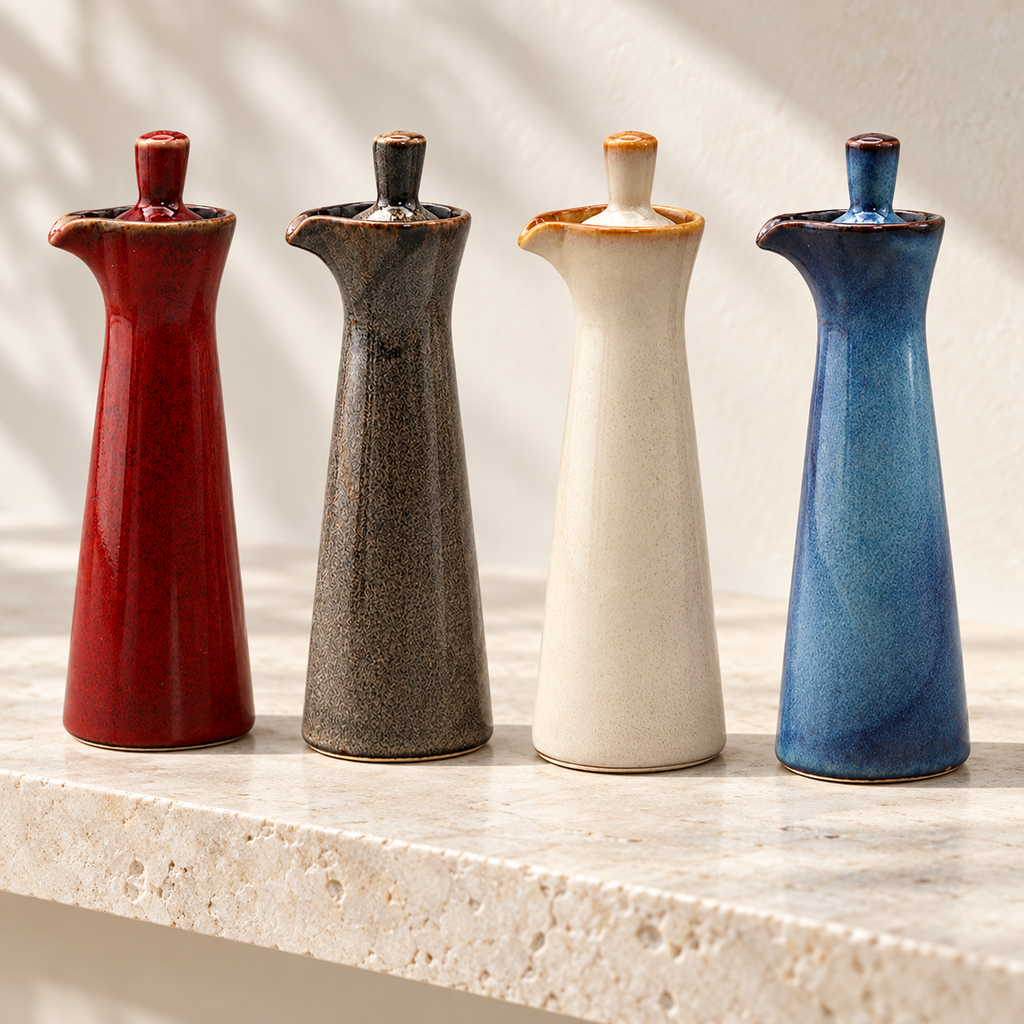 Four glaze color options, sold individually