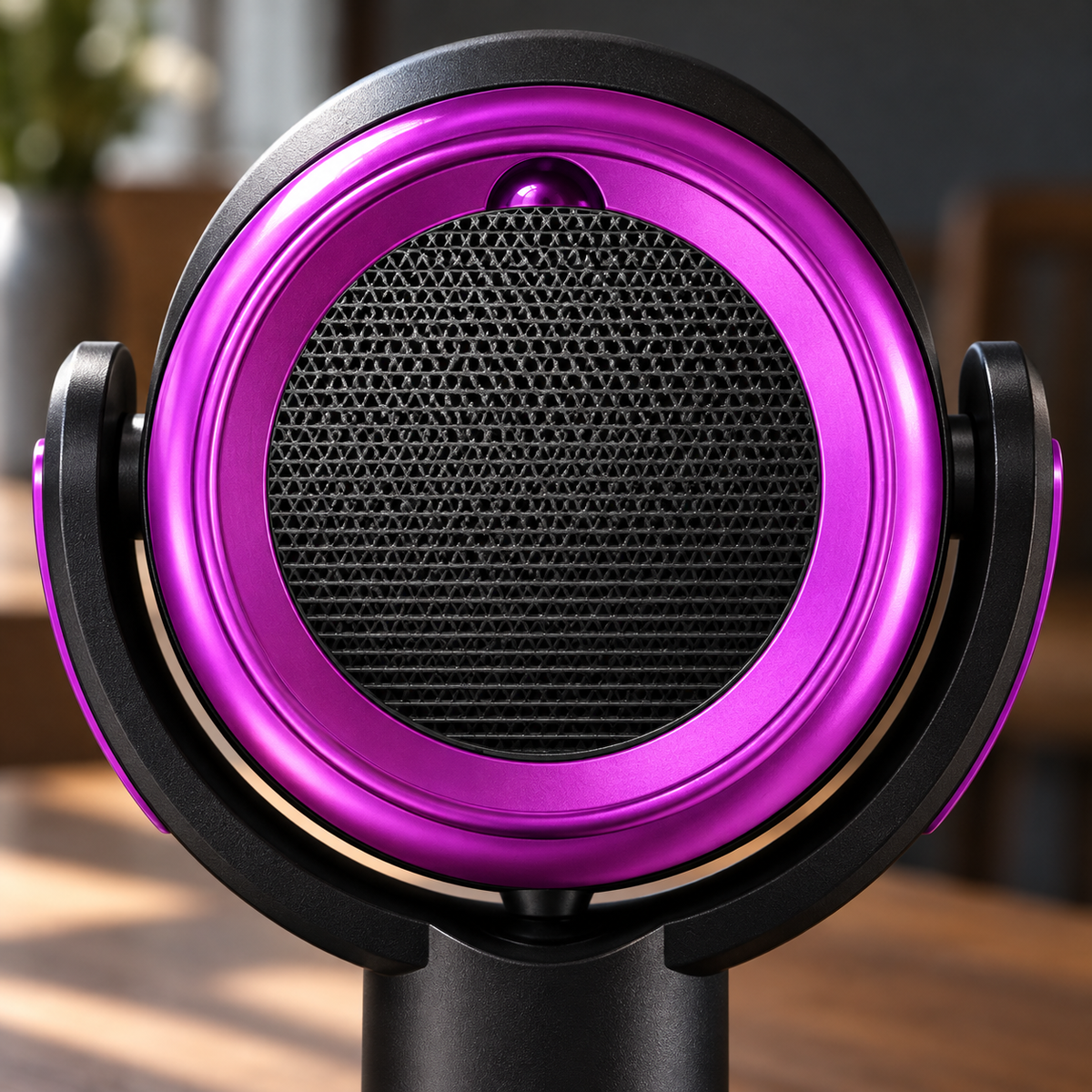 AI-generated product illustration: extractor purple 03; styling props not included